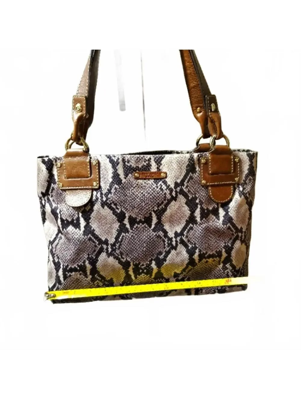 Kate Spade Shoulder/ Tote bag Python design hint of lavender